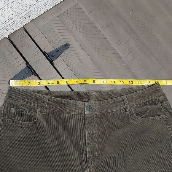 Appleseed's Dark Green Corduroy Pants Sz 14 - Picture 6 of 8